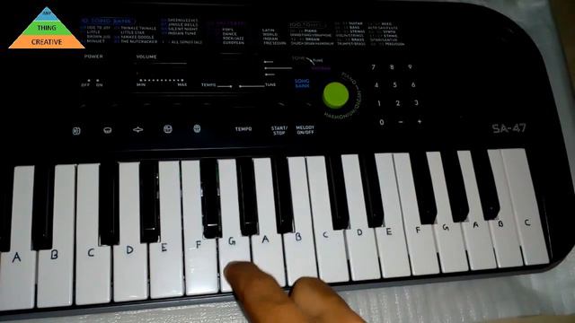 Mere Rashke Qamar cover song + Tutorial on Paino(Casio Sa 47) by Madan Mali смотреть онлайн