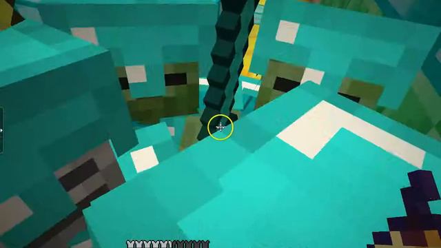 minecraft! зомби и скилеты в алмазке смотреть онлайн