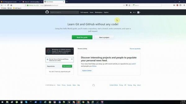 Git - Открытие бесплатного Аккаунта GitHub