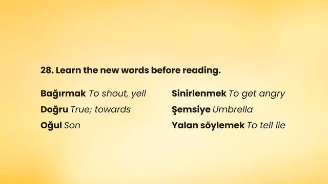 Turkish Reading | Turkish Short Stories 