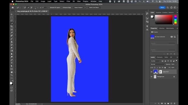 Change White Backgrounds To Any Color In Photoshop CC Super Fast смотреть онлайн