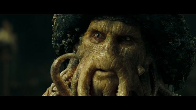 Катлер Беккет приказывает избавится от Уэзерби Суонна. Беккет шантажирует Дейви Джонса. HD