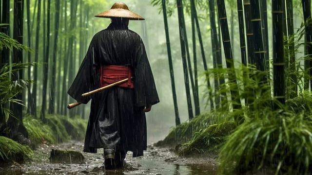 A Rainy Day at The Bamboo Forest - Chinese Zen Music - Chinese Bamboo Flute For Soothing, Meditatio смотреть онлайн