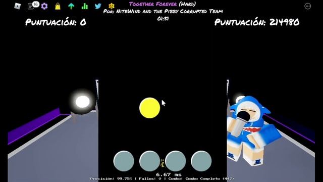 Funky Friday - V.S. PIBBY CORRUPTED | TOGETHER FOREVER - 4 MISSES | FNF Roblox смотреть онлайн