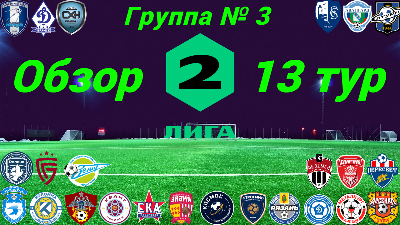 Вторая лига. Обзор 13-го тура группа № 3, сезон 2022/23 смотреть онлайн