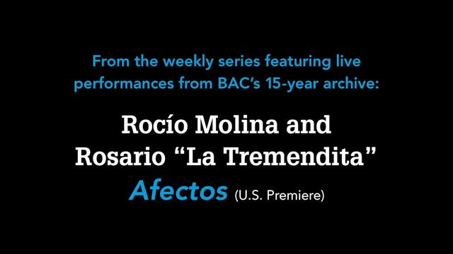 PlayBAC Trailer: Rocío Molina смотреть онлайн