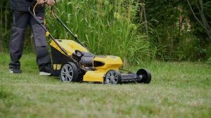 Газонокосилка аккумуляторная DENZEL RLM450-36, 45см, несамоходная, 4Ач