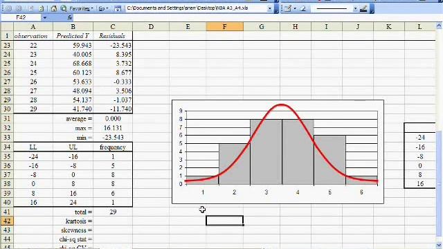 Regression Analysis in Excel (5 of 7) смотреть онлайн