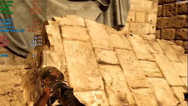 Battlefield V | AMD R5 240 + i5 2400 | 768p смотреть онлайн