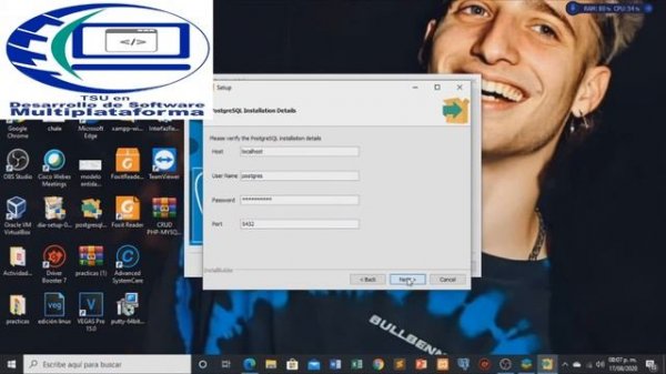 Instalación de Postgresql con Stack Builder