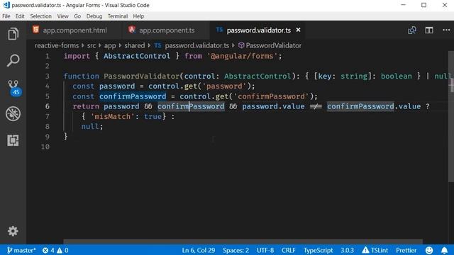 Angular Forms Tutorial - 24 - Cross Field Validation смотреть онлайн