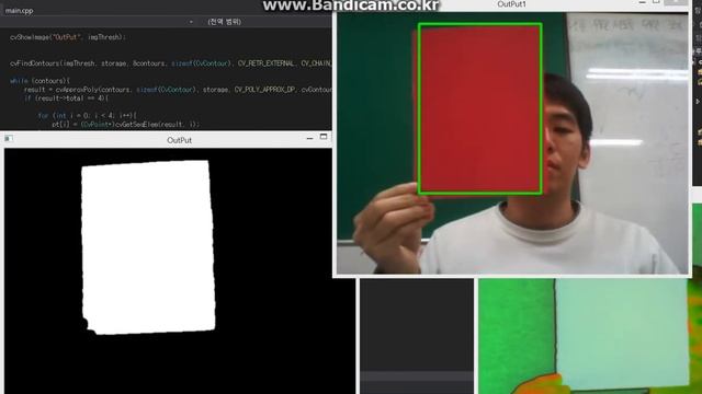 Detect red-colored rectangle using opencv смотреть онлайн