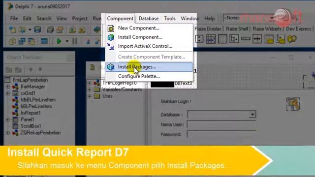 #DELPHI7 - STEP BY STEP INSTALL QUICK REPORT DELPHI 7 смотреть онлайн
