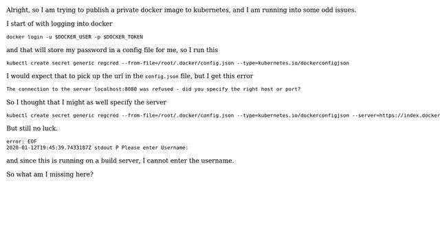 kubernetes not connecting to docker hub смотреть онлайн