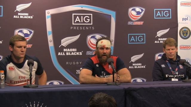 USA Eagles v. New Zealand Maori All Blacks Press Conference смотреть онлайн