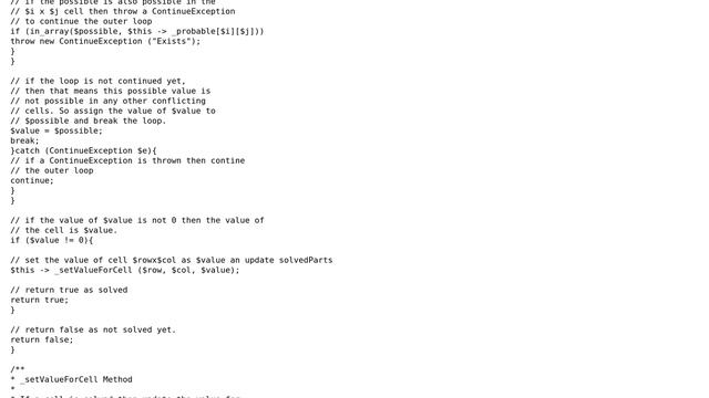 Code Review: Sudoku solving class in PHP смотреть онлайн