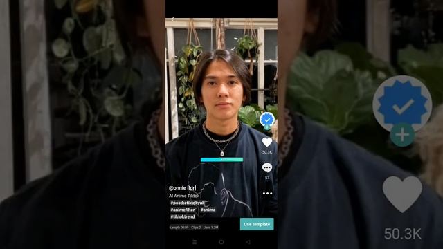AI Anime Template on CapCut смотреть онлайн