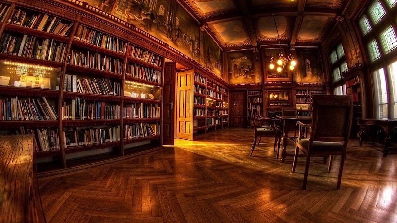 Library  Sounds | Study Ambience | 1 Hour Of ASMR Relaxation