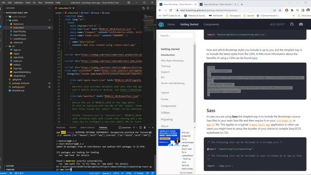 How to include bootstrap in reactjs app смотреть онлайн