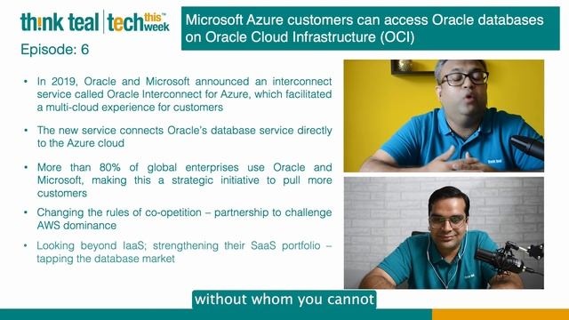 Tech This Week | Episode 6 | Microsoft Azure customers can access Oracle databases on OCI смотреть онлайн