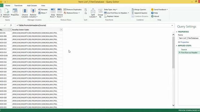 Performing a text to rows operation смотреть онлайн