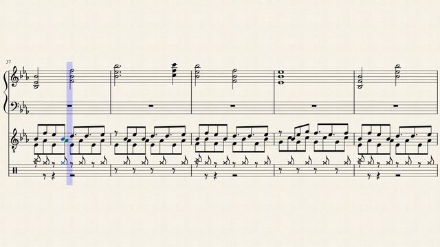 Undertale Sheet Music (Acoustic Guitar, Piano, Drumset) смотреть онлайн