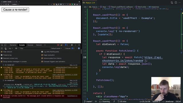 Using useEffect in React смотреть онлайн