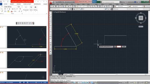 AUTOCAD 13 - Line - Assignment 8 смотреть онлайн