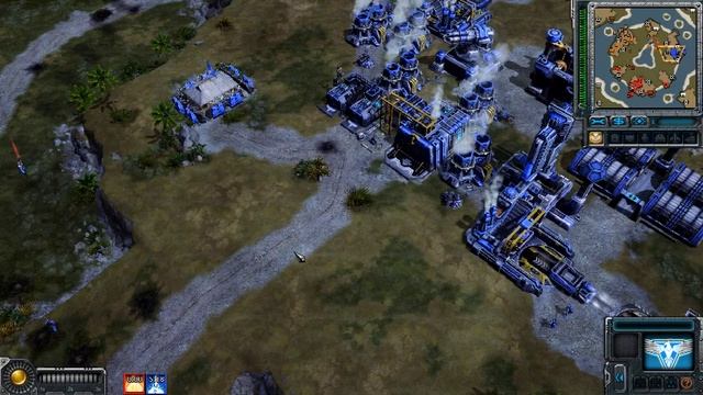 Red Alert 3: Uprising Наблюдение за ботами, на острове с Имперским Палачём. смотреть онлайн