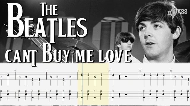 The Beatles - Can't Buy Me Love (Bass + Drum Tabs) By Paul McCartney & Ringo Starr