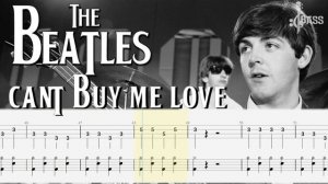 The Beatles - Can't Buy Me Love (Bass + Drum Tabs) By Paul McCartney & Ringo Starr