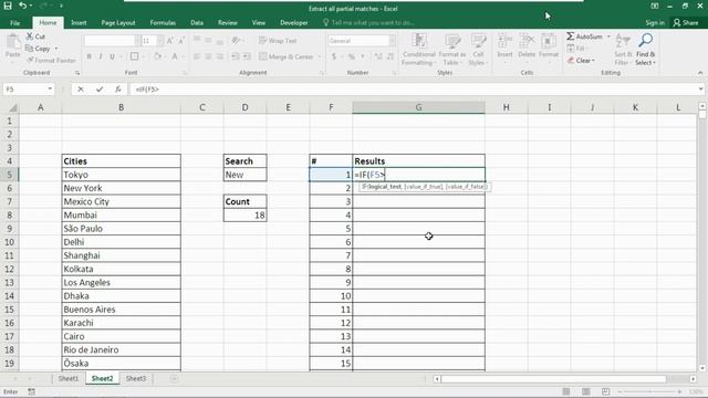 Find And Extract all Partial Matches from database range | Excel Array Function 2021| смотреть онлайн