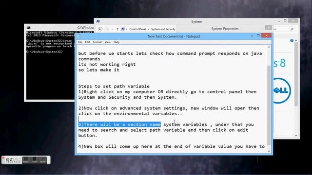 How to set JAVA path variable in windows 7, windows 8, and windows 8.1 смотреть онлайн