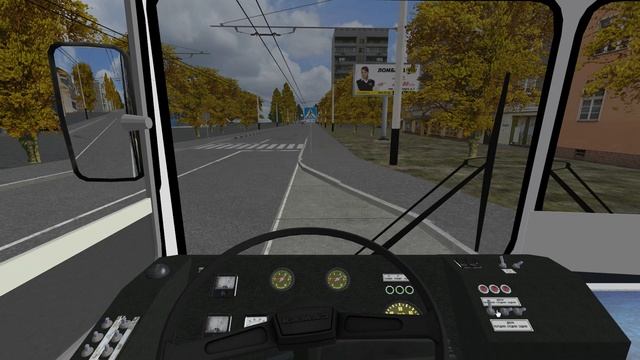Omsi 2 Троллейбус ЗиУ 682, маршрут № 2 карта г. Кострома смотреть онлайн