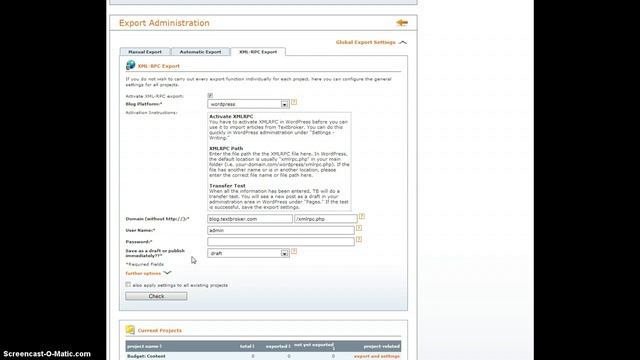 Export to WordPress with XML-RPC смотреть онлайн
