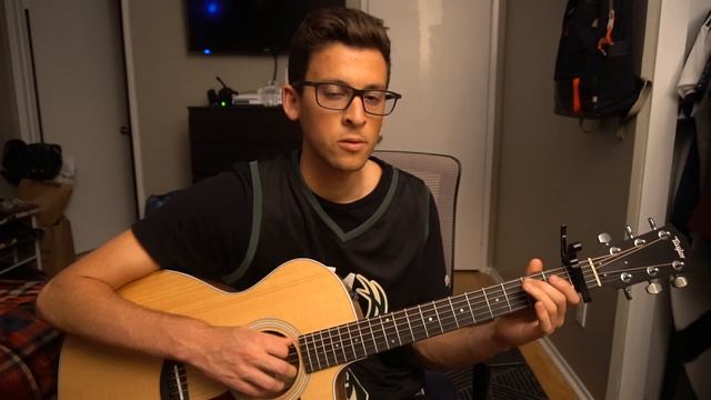 Burn Out - Imagine Dragons // Easy Guitar Lesson + Chords! смотреть онлайн