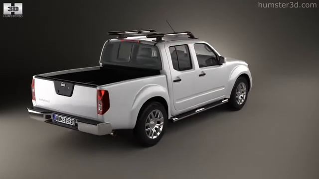 Nissan Navara (D40) Double Cab 2010 by 3D model store Humster3D.com смотреть онлайн
