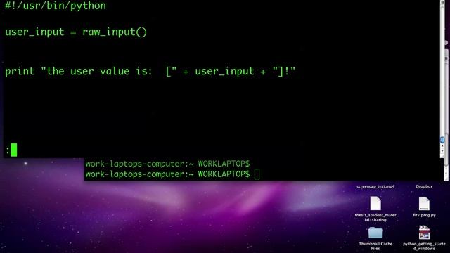 Python 05: raw_input() смотреть онлайн