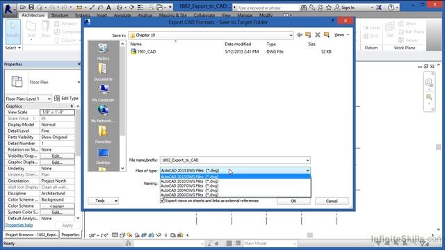 2 Export from revit To CAD смотреть онлайн
