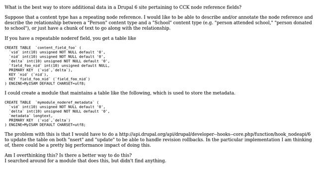Drupal: Storing additional data with a node reference смотреть онлайн