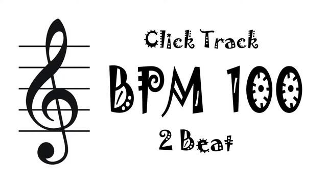 【BPM 100】Drum 2Beat - Rhythm Track Metronome смотреть онлайн