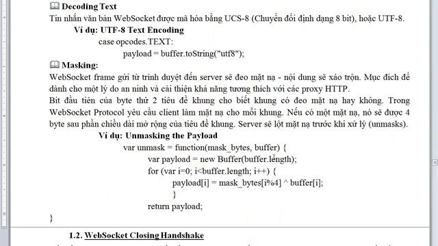 Video5 WebSocket Protocol