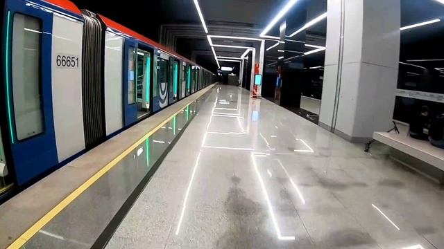 Некрасовская + Большая Кольцевая линии метро, туда и обратно (ч. 1). смотреть онлайн