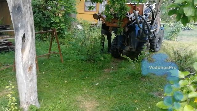 Бурение скважин на воду малогабаритной установкой под ключ. Водонос Про. Своя вода на даче. смотреть онлайн