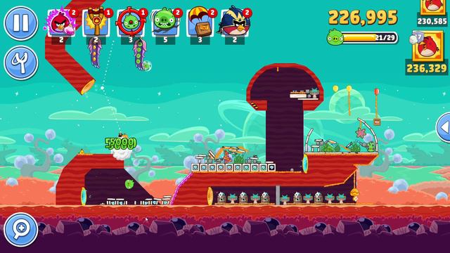 Angry Birds Friends. Plan Swine from Outer Space (09.12.2023) All 3 stars. Video from Sergey Fetiso смотреть онлайн
