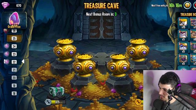 I TRIED GETTING VOLCANYX RANK 3 AND THIS HAPPENED... | MONSTER LEGENDS TREASURE CAVE смотреть онлайн