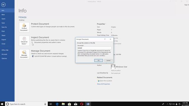 How to Put a Password on a Word Document | How To Password Protect Word Document смотреть онлайн