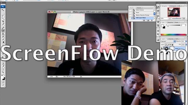 Screenflow Demo: Vintage Look Photoshop Tutorial смотреть онлайн