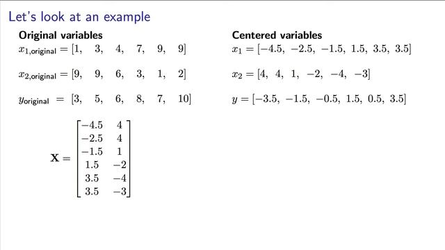 Least squares - 13 - Multiple linear regression - Matrix form and an example смотреть онлайн