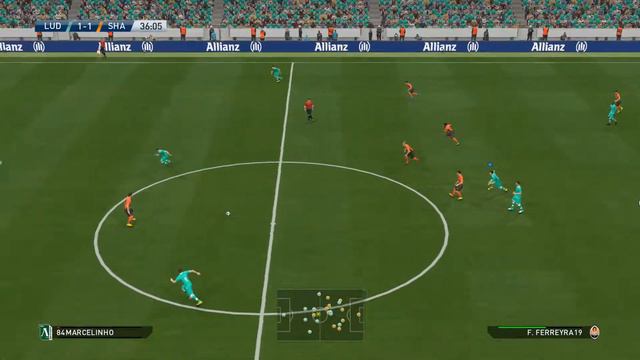 PFC Ludogorets Razgrad vs Shakhtar Donetsk, PES 2016, PRO EVOLUTION SOCCER 2016, Konami смотреть онлайн